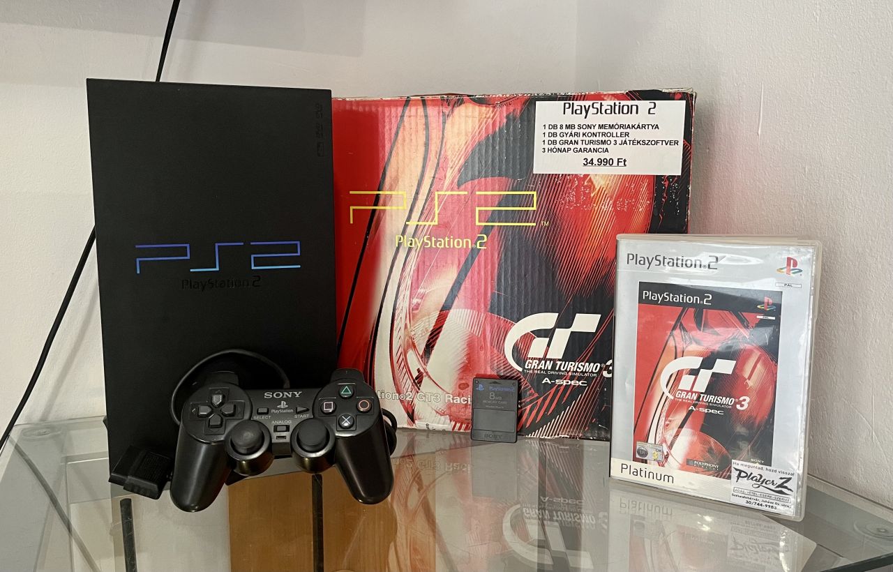 Sony Playstation 2 Fat (PS2) - SCPH-35003 GT Gyűjtői Állapotban! Sony Playstation 2 Fat (PS2) - SCPH-35003 GT Gyűjtői Állapotban!
