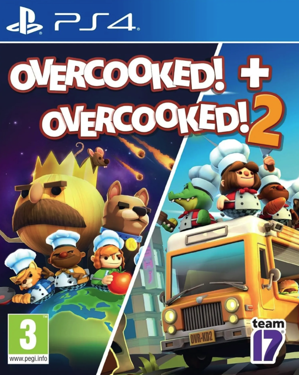 OVERCOOKED! + OVERCOOKED! 2. (DOUBLE PACK) (használt) OVERCOOKED! + OVERCOOKED! 2. (DOUBLE PACK) (használt)