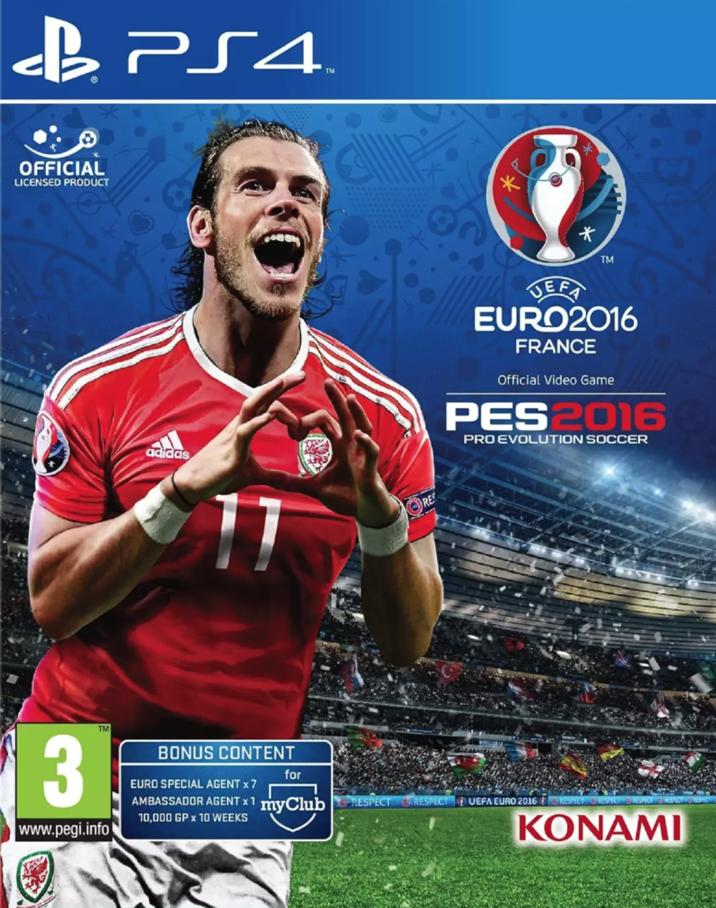 Pro Evolution Soccer 2016 (BONUS CONTENT EDITION) (használt)