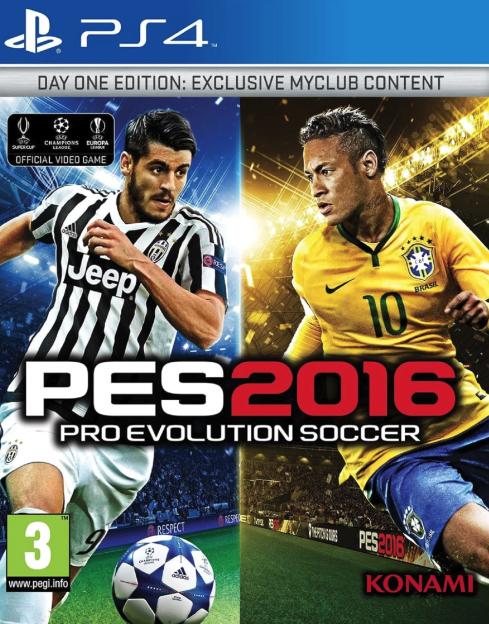 Pro Evolution Soccer 2016 (DAY ONE EDITION) (használt) - másolat Pro Evolution Soccer 2016 (DAY ONE EDITION) (használt) - másolat