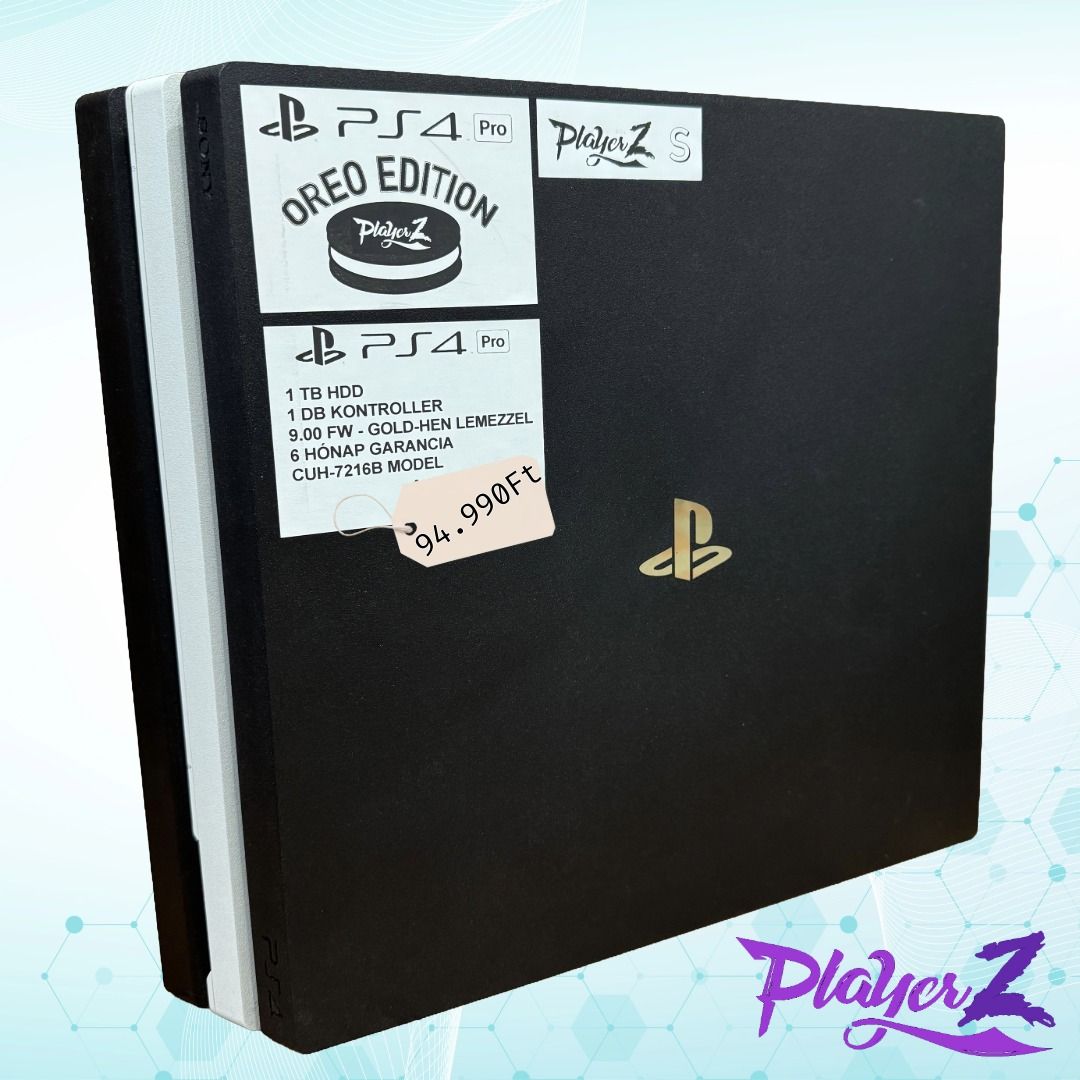 PlayStation 4 Pro 1TB – OREO EDITION (Firmware 9.00)