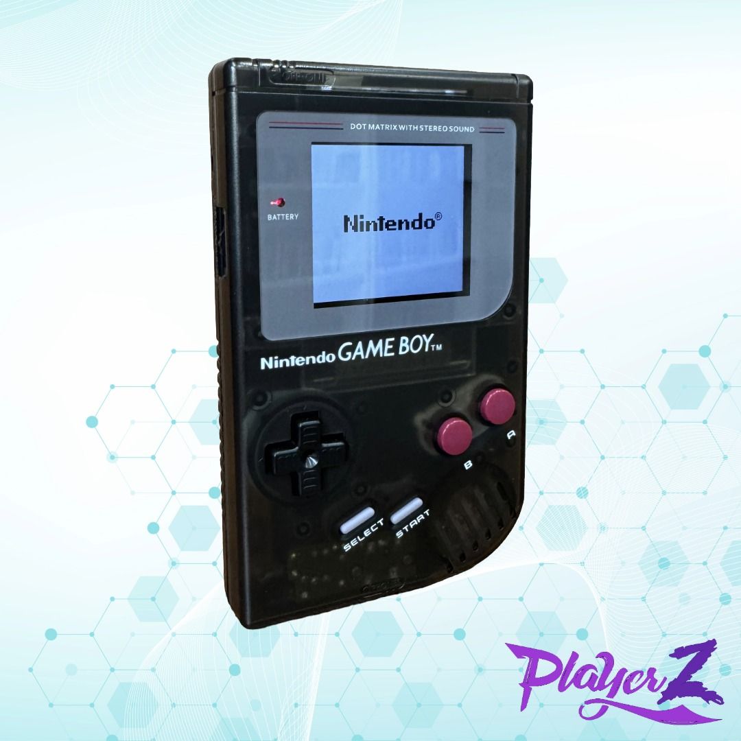 Nintendo Game Boy Classic – IPS Modernized "Black Smoke" Edition Nintendo Game Boy Classic – IPS Modernized "Black Smoke" Edition