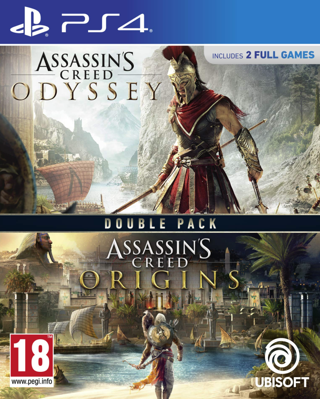 Assassin's Creed: Odyssey + Origins Double Pack (használt) Assassin's Creed: Odyssey + Origins Double Pack (használt)