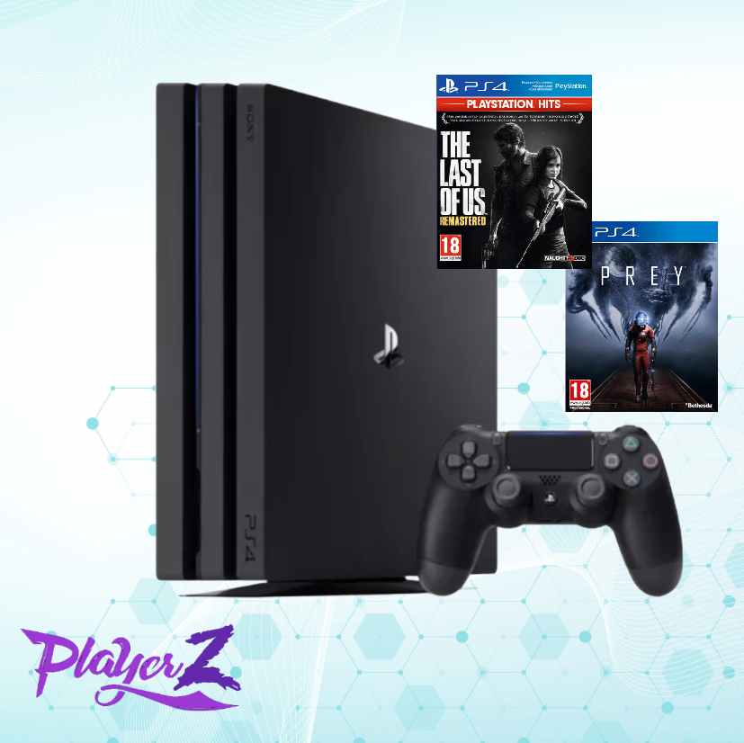 PlayStation 4 Pro 1TB (CUH-7216B) + 2db játékszoftver PlayStation 4 Pro 1TB (CUH-7216B) + 2db játékszoftver