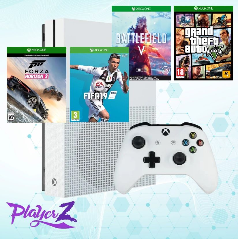 Xbox ONE S 500 GB + 4 DB JÁTÉKSZOFTVER (lemezen!) Xbox ONE S 500 GB + 4 DB JÁTÉKSZOFTVER (lemezen!)