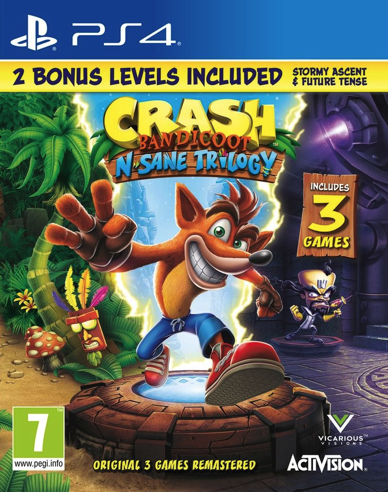 Crash Bandicoot N. Sane Trilogy (használt) Crash Bandicoot N. Sane Trilogy (használt)